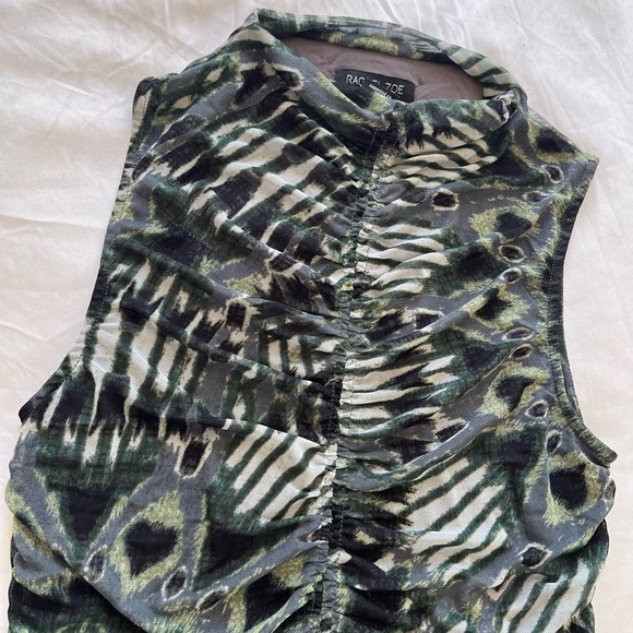 Mock neck tie-dye tank top - Picture 2 of 4